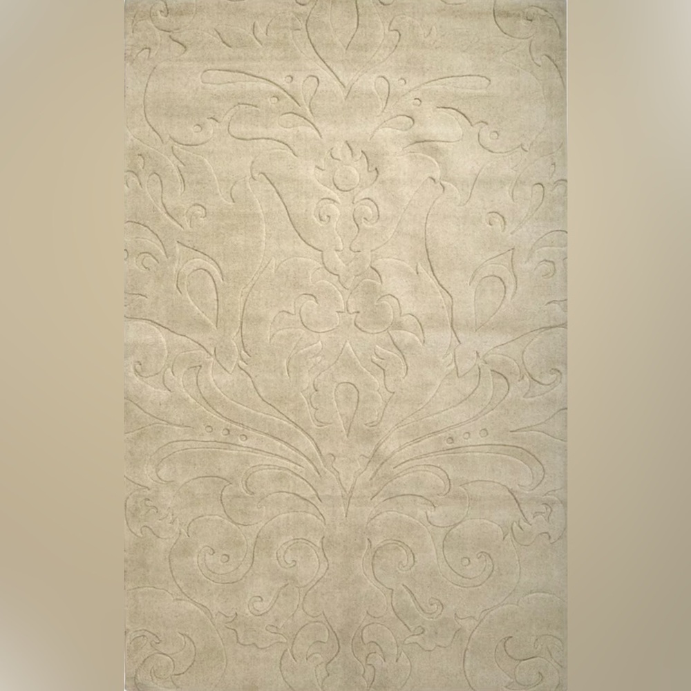 9’ x 13’ Surya “Sculpture” wool area rug.